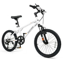 Kids Mountain Bike 20 24 Inch Child Bicycle for Boys Girls Aged 8+ Years Old White by LJGDeals