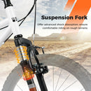 Kids Mountain Bike 20 24 Inch Child Bicycle for Boys Girls Aged 8+ Years Old White by LJGDeals