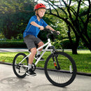 Kids Mountain Bike 20 24 Inch Child Bicycle for Boys Girls Aged 8+ Years Old White by LJGDeals