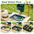 Wooden Mud Kitchen with Planter Box for Kids by LJGDeals