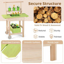 Kids Mud Kitchen with Removable Pots and Planting Trough by LJGDeals