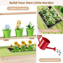 Kids Mud Kitchen with Removable Pots and Planting Trough