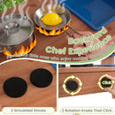 Kids Mud Kitchen with Planter Box and 13 Accessories by LJGDeals