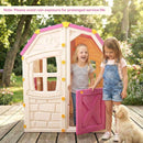 Kids Outdoor Playhouse with Openable Windows and Door for Indoor Room by LJGDeals
