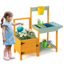 Kids Outdoor Potting Bench with See-Through Window by LJGDeals
