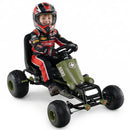 Kids Pedal Go Kart with Steering Wheel and Gear Shifter and Handbrake by LJGDeals
