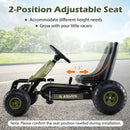 Kids Pedal Go Kart with Steering Wheel and Gear Shifter and Handbrake by LJGDeals
