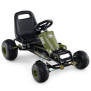 Kids Pedal Go Kart with Steering Wheel and Gear Shifter and Handbrake by LJGDeals
