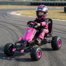 Kids Pedal Go Kart with Steering Wheel and Gear Shifter and Handbrake by LJGDeals