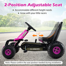 Kids Pedal Go Kart with Steering Wheel and Gear Shifter and Handbrake