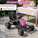 Kids Pedal Go Kart with Steering Wheel and Gear Shifter and Handbrake by LJGDeals
