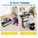 Kids Piano Keyboard 37-Key Kids Toy Keyboard Piano with Microphone for 3+ Kids by LJGDeals