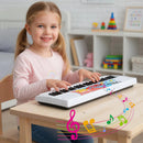 Kids Piano Keyboard 49 Keys Portable Electric Keyboard Piano with 8 Rhythms 8 Tones by LJGDeals