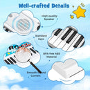 Kids Piano Keyboard 49 Keys Portable Electric Keyboard Piano with 8 Rhythms 8 Tones by LJGDeals