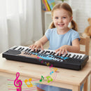 Kids Piano Keyboard 49 Keys Portable Electric Keyboard Piano with 8 Rhythms 8 Tones by LJGDeals