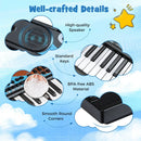 Kids Piano Keyboard 49 Keys Portable Electric Keyboard Piano with 8 Rhythms 8 Tones by LJGDeals