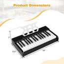 Kids Piano Keyboard 30 Keys Digital Piano with Music Stand for 3+ Years Old Beginners by LJGDeals