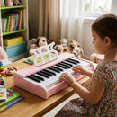 Kids Piano Keyboard 30 Keys Digital Piano with Music Stand for 3+ Years Old Beginners by LJGDeals