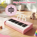 Kids Piano Keyboard 30 Keys Digital Piano with Music Stand for 3+ Years Old Beginners by LJGDeals