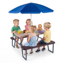 Kids Picnic Table with Benches Seats up to 4 by LJGDeals
