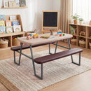 Kids Picnic Table with Benches Seats up to 4 by DirectDeals