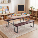 Kids Picnic Table with Benches Seats up to 4
