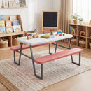 Kids Picnic Table with Benches Seats up to 4 by LJGDeals