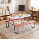 Kids Picnic Table with Benches Seats up to 4