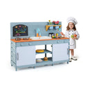 Kids Play Kitchen Set with Stoves for Boys Girls Aged 3-8-Blue by LJGDeals