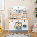 Wooden Pretend Kids Play Kitchen Set with Cooking Accessories by LJGDeals