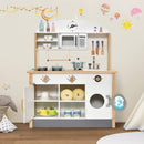 Wooden Pretend Kids Play Kitchen Set with Cooking Accessories by LJGDeals