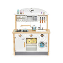 Wooden Pretend Kids Play Kitchen Set with Cooking Accessories by LJGDeals