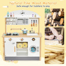 Wooden Pretend Kids Play Kitchen Set with Cooking Accessories by LJGDeals