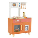 Kids Play Kitchen with Microwave and Rotation Knobs for Girls Boys Aged 3-6 by LJGDeals