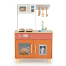 Kids Play Kitchen with Microwave and Rotation Knobs for Girls Boys Aged 3-6 by LJGDeals
