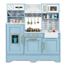 Kids Play Kitchen with Stoves and Faucet for Girls Boys Aged 3-6 by LJGDeals