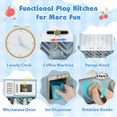 Kids Play Kitchen with Stoves and Faucet for Girls Boys Aged 3-6 by LJGDeals