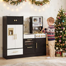 Kids Play Kitchen with Realistic Lights Sounds