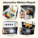 Kids Play Kitchen with Realistic Lights Sounds by DirectDeals