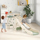 4-in-1 Toddler Slide Kids Play Slide with Cute Elephant Shape-Green by LJGDeals