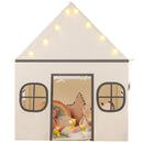 Kids Play Tent Large Playhouse with Door Curtain and Windows Star Lights