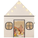 Kids Play Tent Large Playhouse with Door Curtain and Windows Star Lights