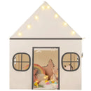 Kids Play Tent Large Playhouse with Door Curtain and Windows Star Lights by LJGDeals
