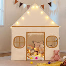 Kids Play Tent Large Playhouse with Door Curtain and Windows Star Lights by LJGDeals