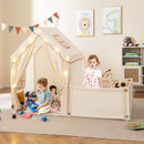 Kids Play Tent with Playpen 2-in-1 Toddler Playhouse with Yard by LJGDeals