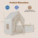 Kids Play Tent with Playpen 2-in-1 Toddler Playhouse with Yard