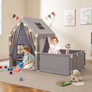 Kids Play Tent with Playpen 2-in-1 Toddler Playhouse with Yard by LJGDeals