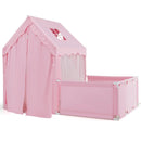 Kids Play Tent with Playpen 2-in-1 Toddler Playhouse with Yard by LJGDeals