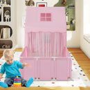 Kids Play Tent with Playpen 2-in-1 Toddler Playhouse with Yard by LJGDeals