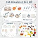 Kids Play Kitchen Toy with Stove Sink Oven with Light and Sound by LJGDeals